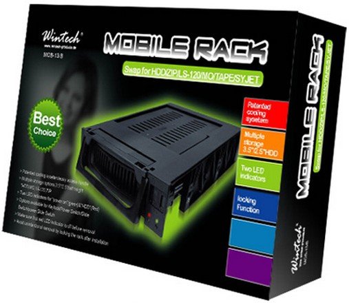EAN 4046624812281 - Wintech MOB-13-B Negro imagen 5