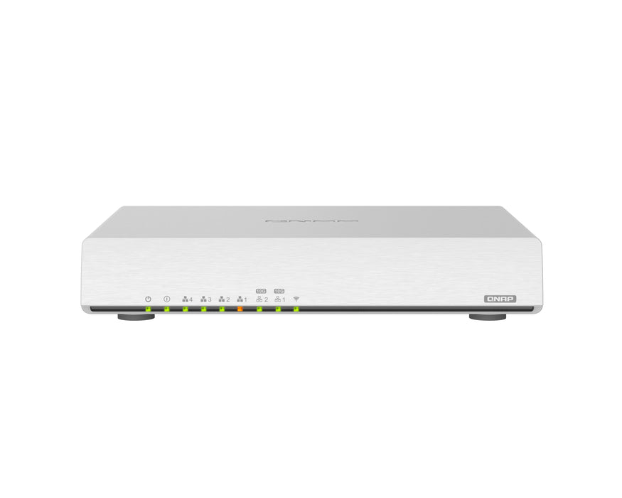 EAN 0885022019861 - QNAP QHora-301W router inalámbrico 10 Gigabit Ethernet Doble banda (2,4 GHz / 5 GHz) Blanco imagen 1