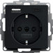 EAN 4010337076209 - GIRA 2459005 toma de corriente Schuko Negro imagen 1