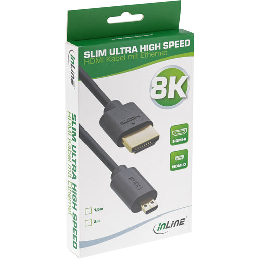 EAN 4043718308347 - InLine 17911D cable HDMI 1,5 m HDMI tipo A (Estándar) HDMI tipo D (Micro) Negro imagen 2