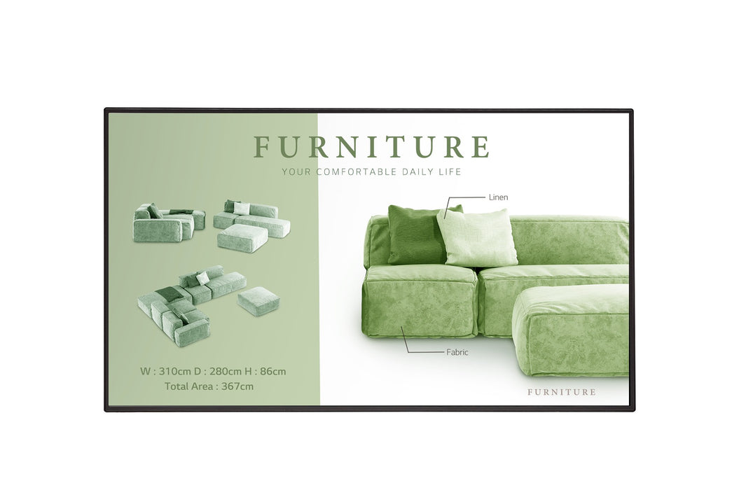 EAN 8806084298898 - LG 55UM5N-H Pantalla plana para señalización digital 139,7 cm (55") LCD Wifi 500 cd / m² 4K Ultra HD Negr imagen 1