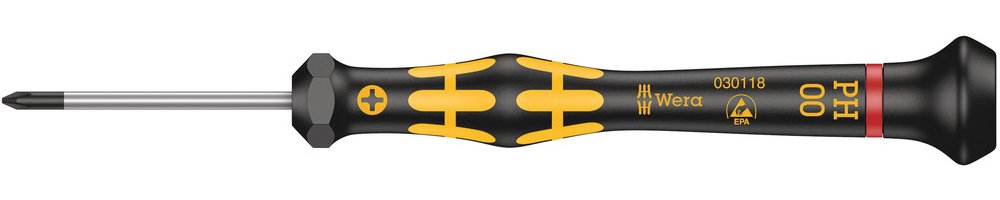 EAN 4013288194732 - Wera 1550 PH ESD Micro Sencillo Destornillador plano imagen 1