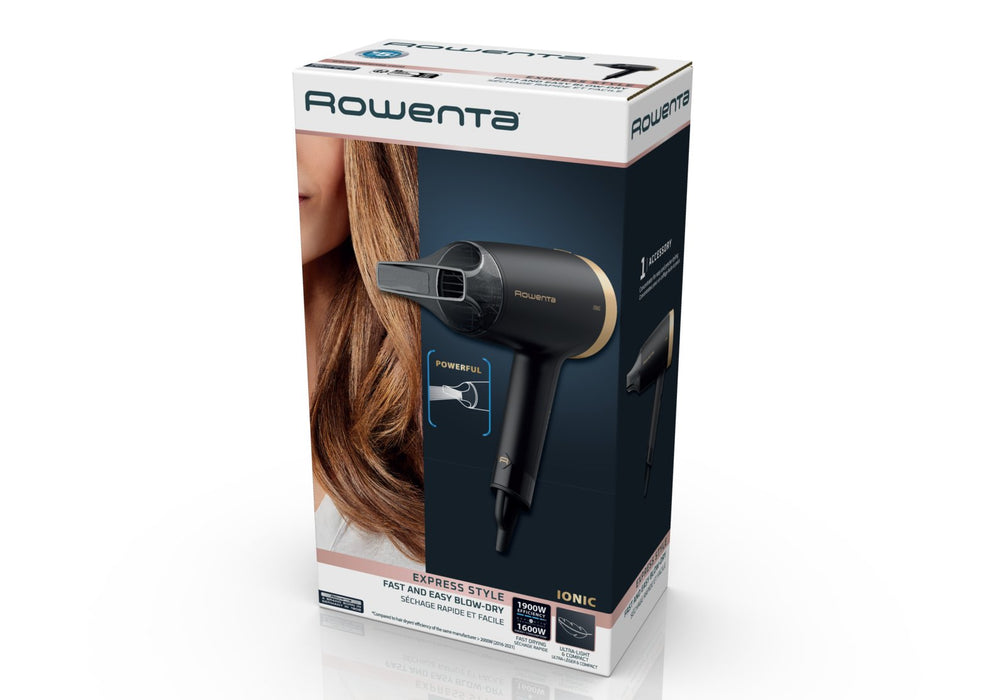 EAN 3121040087602 - Rowenta Express Style CV1810 secador 1600 W Negro, Plata imagen 9