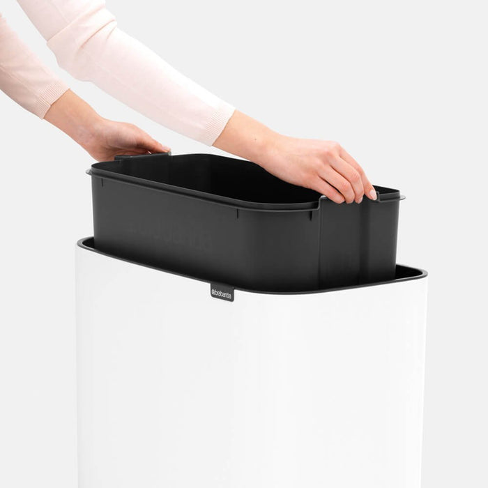 EAN 8710755313509 - Brabantia 313509 papelera 36 L Rectangular Plástico Blanco imagen 10