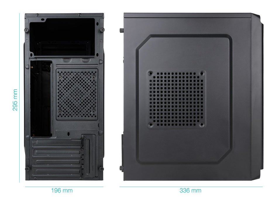 EAN 8433281017238 - TooQ Dodeka Ultra Mini Tower Negro 500 W imagen 2