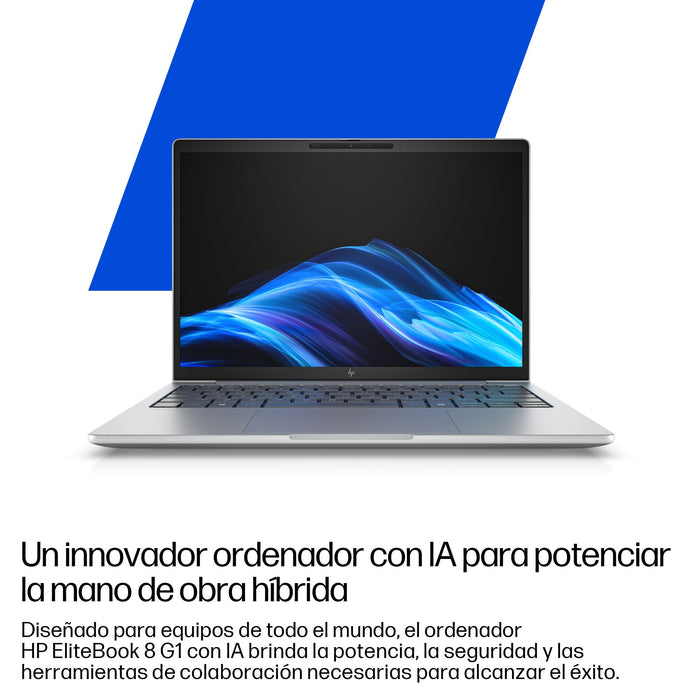 EAN 0199251416187 - HP EliteBook 8 G1i Intel Core Ultra 5 225H Portátil 40,6 cm (16") WUXGA 16 GB DDR5-SDRAM 512 GB SSD Wi-Fi imagen 4
