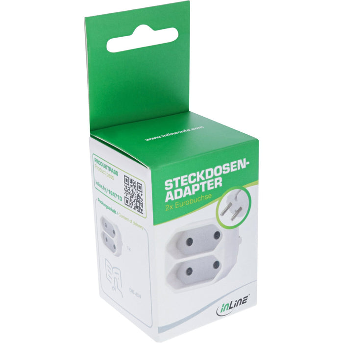 EAN 4043718334384 - InLine 16471D base múltiple Blanco imagen 4