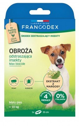 EAN 3283021791714 - FRANCODEX FR179171 collar para perro y gato Collar antipulgas y antigarrapatas imagen 1