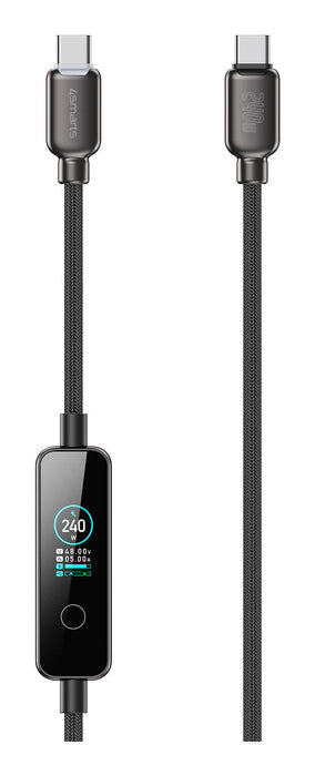 EAN 4252011914203 - 4smarts 543240 cable USB USB 2.0 1,2 m USB C 0,48 Gbit/s 240 W Negro imagen 3