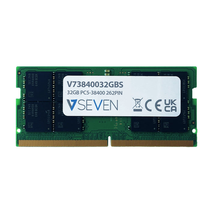 EAN 5050914224257 - V7 V73840032GBS módulo de memoria 32 GB 1 x 32 GB DDR5 262-pin SO-DIMM imagen 1