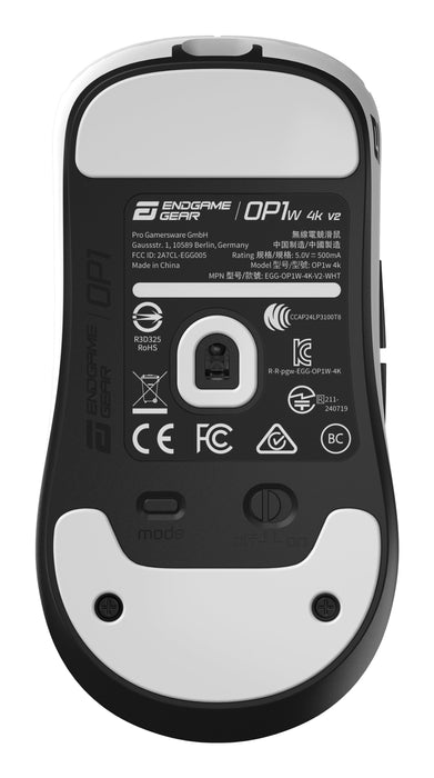 EAN 4251442513238 - Endgame Gear OP1W 4K V2 ratón Juego Mano derecha RF Wireless + USB Type-A Óptico 30000 DPI imagen 11
