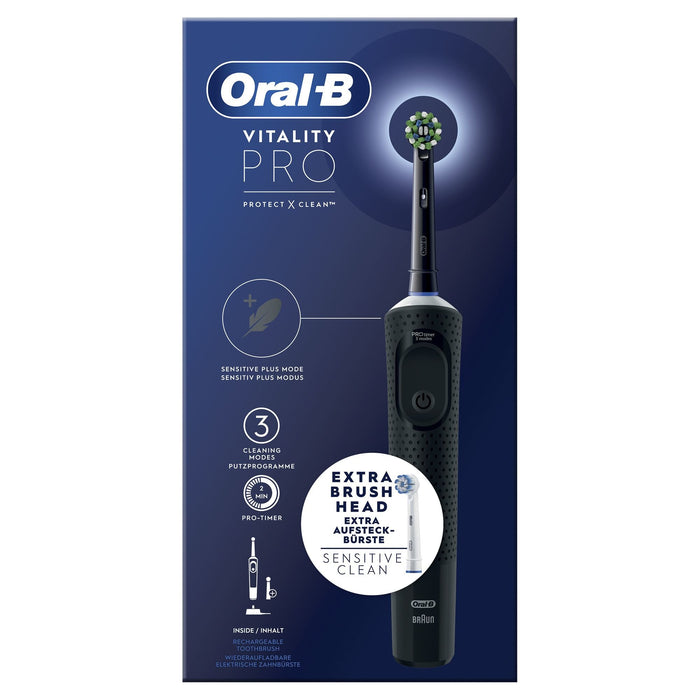 EAN 4210201432326 - Oral-B Vitality Pro Adulto Cepillo dental oscilante Negro imagen 3