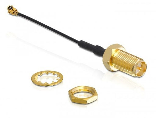 EAN 4043619884094 - DeLOCK WLAN SMA Antenna Cable cable de señal 0,05 m Negro imagen 1