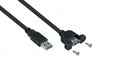 EAN 4066857000248 - Alcasa UK30P-AEA-030S cable USB USB 3.2 Gen 1 (3.1 Gen 1) 3 m USB A 5 Gbit/s Negro imagen 1