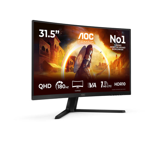 EAN 4038986182164 - AOC G4 CQ32G4VE pantalla para PC 80 cm (31.5") 2560 x 1440 Pixeles Quad HD LCD Negro, Gris imagen 2