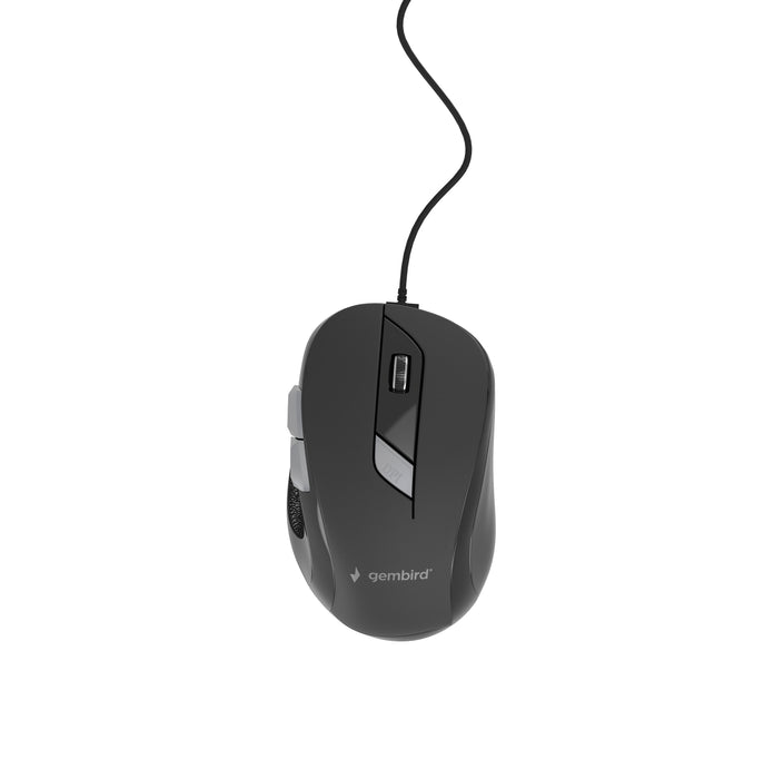 EAN 8716309104296 - Gembird MUS-6B-01 ratón Oficina Ambidextro USB tipo A Óptico 1600 DPI imagen 1