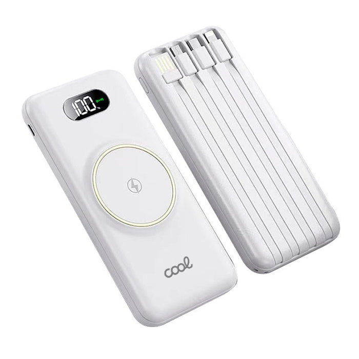 EAN 8434847060750 - COOL Accesorios 8434847060750 batería externa Polímero de litio 10000 mAh Cargador inalámbrico Plata imagen 2
