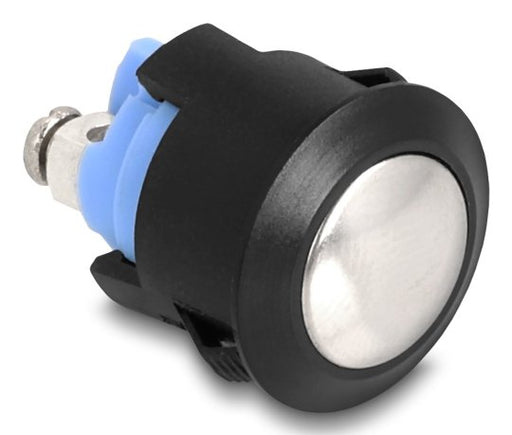 EAN 4043619220441 - DeLOCK 22044 interruptor eléctrico Interruptor pulsador 2P Negro, Plata imagen 1