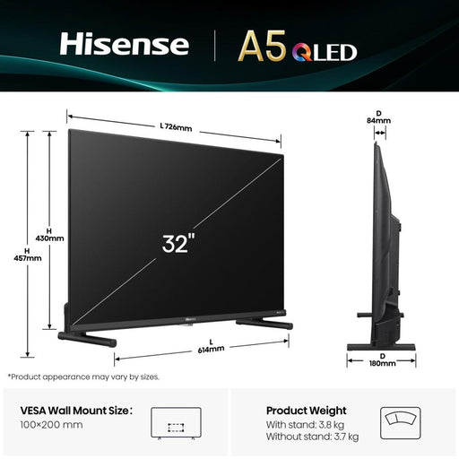 EAN 6942351418179 - Hisense 32A5Q 81,3 cm (32") Full HD Smart TV Wifi Negro imagen 2