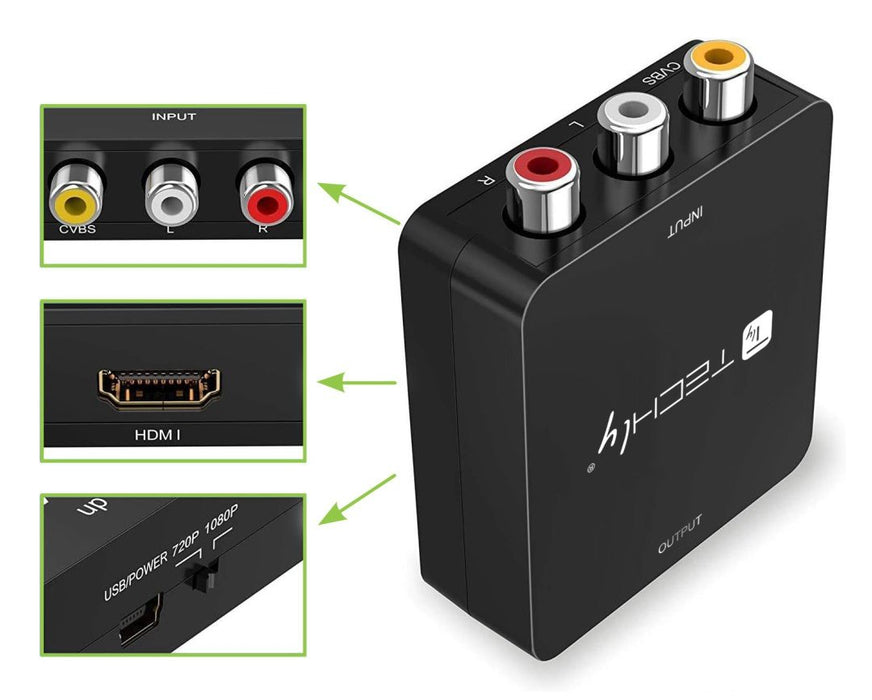 EAN 8059018368475 - Techly IDATA SPDIF-6E3 convertidor de señal de vídeo Conversor de vídeo activo 1920 x 1080 Pixeles imagen 3