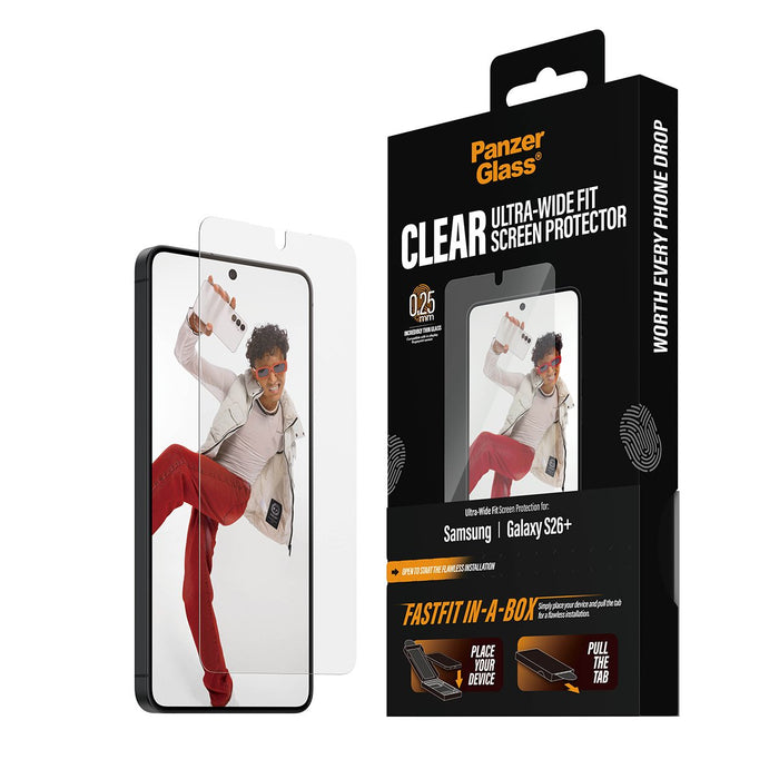 EAN 5715685033865 - PanzerGlass ® Screen Protector Samsung Galaxy S26+ | Ultra-Wide Fit w. FASTFIT IN-A-BOX Protector de pant imagen 6