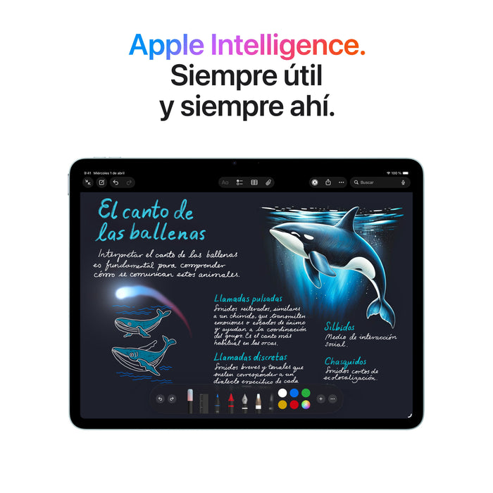 EAN 195950825718 - Apple iPad Air Apple M 27,9 cm (11") 12 GB Wi-Fi 7 (802.11be) iPadOS 26 Azul imagen 5