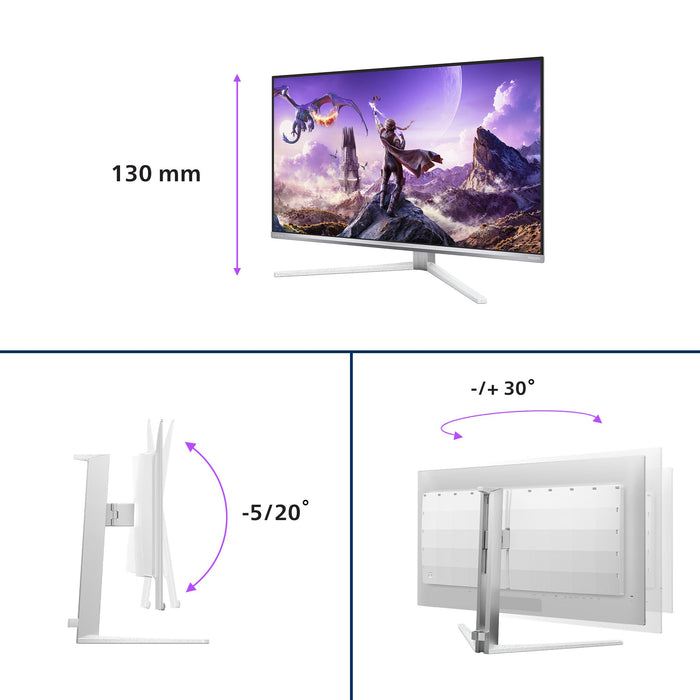 EAN 8721038007824 - Philips 32M2N8900P/00 pantalla para PC 80 cm (31.5") 3840 x 2160 Pixeles Blanco imagen 3