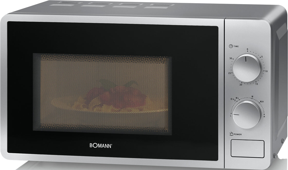 EAN 4004470541540 - Bomann MW 6014 CB Plata Solo microondas Encimera 20 L 700 W imagen 1