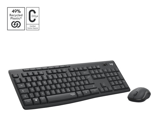 EAN 5099206092396 - Logitech 920-009796 teclado Ratón incluido Oficina RF inalámbrico QWERTZ Suizo Grafito imagen 1