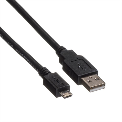EAN 7611990188253 - ROLINE 11.02.8752 cable USB USB 2.0 1,8 m USB A Micro-USB B Negro imagen 2