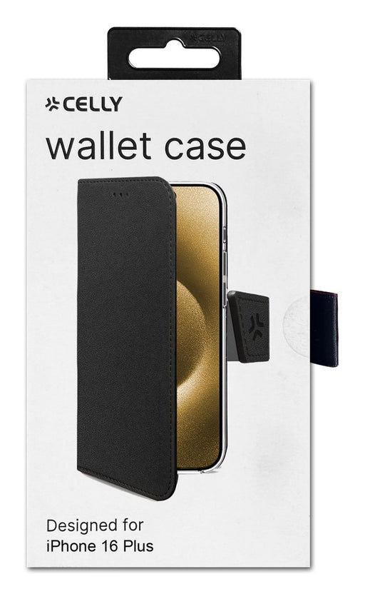 EAN 8021735210702 - Celly WALLY1080 funda para teléfono móvil 17 cm (6.7") Funda cartera Negro imagen 2