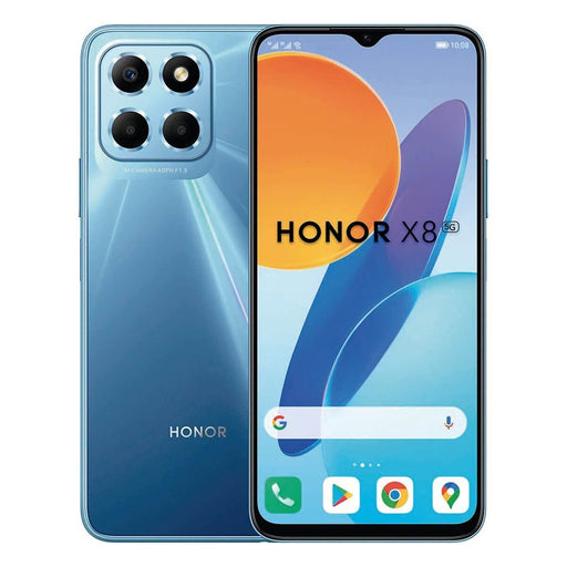 EAN 6936520812189 - Honor X8 5G 16,5 cm (6.5") SIM doble Android 11 USB Tipo C 6 GB 128 GB 5000 mAh Azul imagen 1
