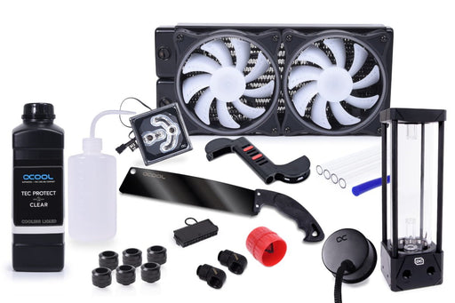 EAN 4250197119924 - Alphacool 11992 sistema de refrigeración para ordenador Bloque de agua 12 cm Negro, Transparente imagen 1