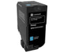 EAN 0734646608831 - Lexmark 84C2HCE cartucho de tóner 1 pieza(s) Original Cian imagen 1