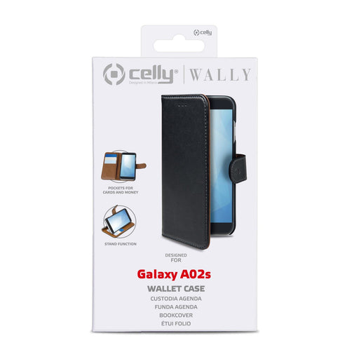 EAN 8021735764380 - Celly Wally funda para teléfono móvil 16,5 cm (6.5") Folio Negro, Marrón imagen 2