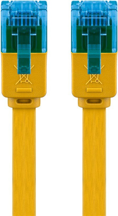 EAN 4040849963070 - Goobay 96307 cable de red Amarillo 1 m Cat6a U/UTP (UTP) imagen 4