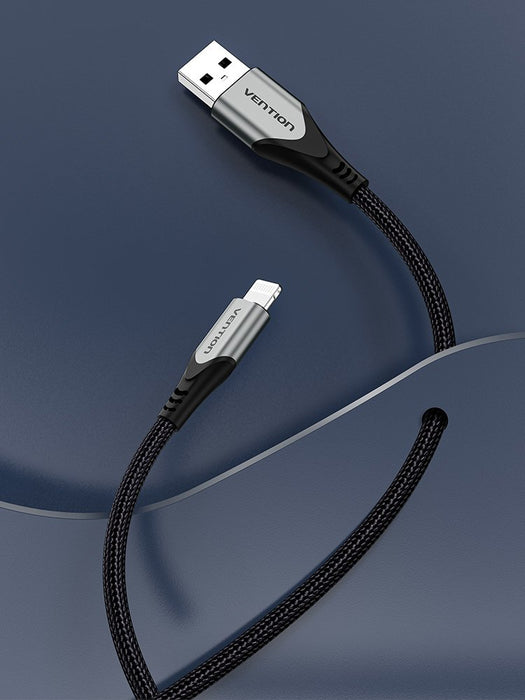 EAN 6922794747548 - Vention LABHD cable de conector Lightning 0,5 m Aluminio, Gris imagen 2