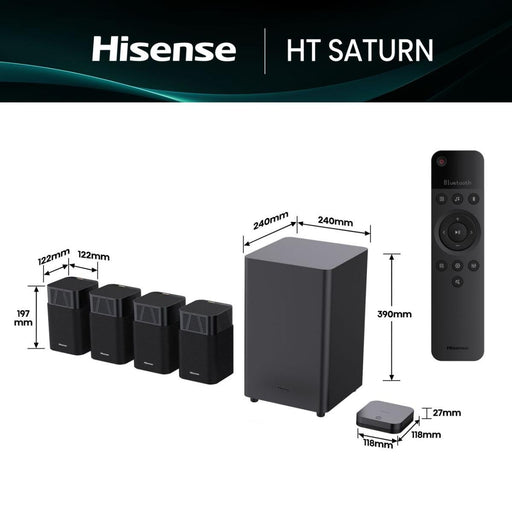 EAN 6942351412641 - Hisense HT Saturn Negro 4.1.2 canales 720 W imagen 2