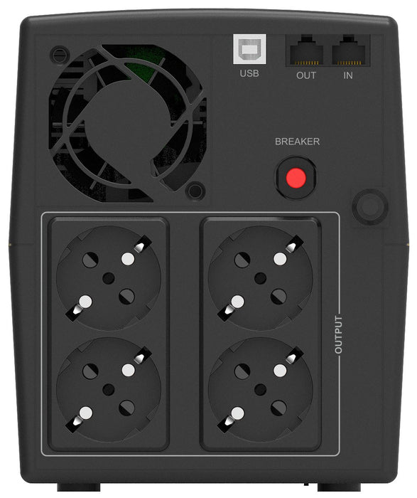 EAN 4260074980721 - PowerWalker VI 2200 STL sistema de alimentación ininterrumpida (UPS) Línea interactiva 2,2 kVA 1320 W 4 s imagen 3