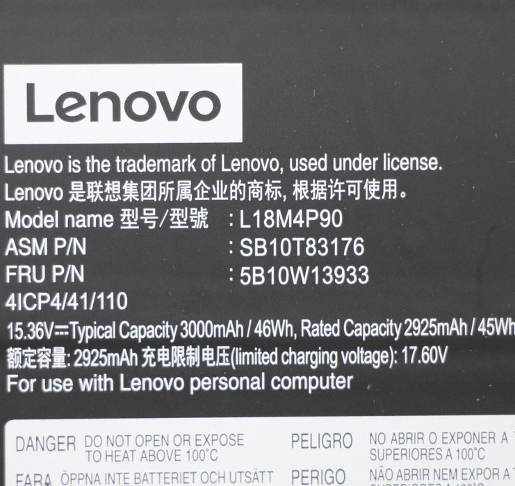 EAN 5704174593027 - Lenovo 5B10W13933 refacción para laptop Batería imagen 5