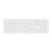 EAN 7061114180173 - Contour Design Active Key AK-C8100F-FUS-W/NOR teclado Médico RF inalámbrico QWERTY Nórdico Blanco imagen 1