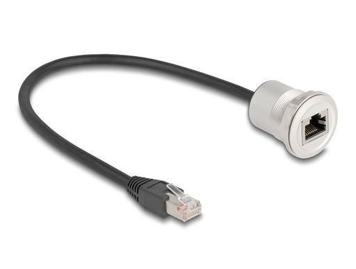 EAN 4043619881871 - DeLOCK 88187 cable de red Negro, Plata 0,3 m Cat5e S/UTP (STP) imagen 1