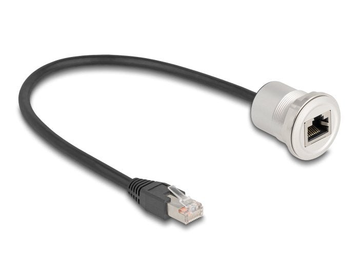 EAN 4043619881871 - DeLOCK 88187 cable de red Negro, Plata 0,3 m Cat5e S/UTP (STP) imagen 1