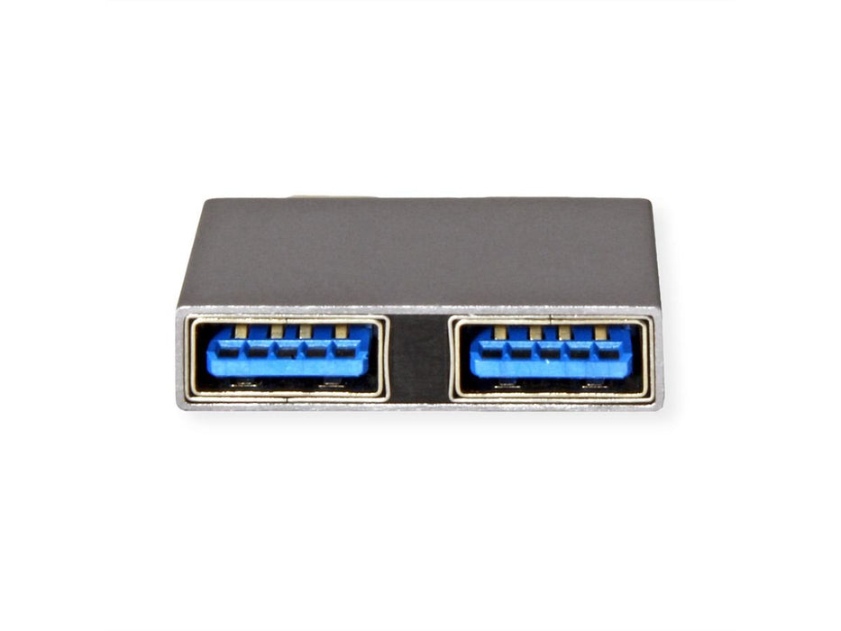 EAN 7630049629066 - ROLINE 12.03.2947 cambiador de género para cable 2x USB Type C 2x USB Type A Plata imagen 4