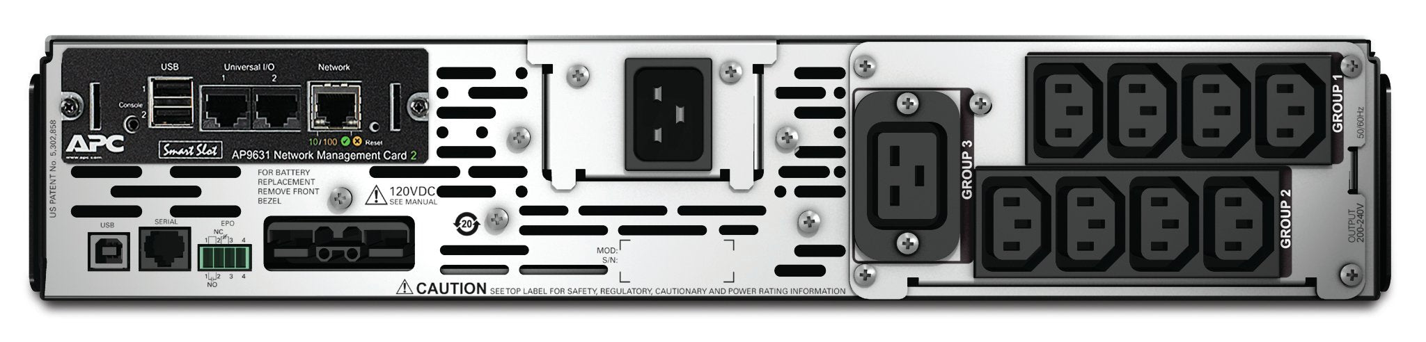 EAN 0731304272694 - APC Smart-UPS sistema de alimentación ininterrumpida (UPS) Línea interactiva 3 kVA 2700 W 9 salidas AC imagen 2