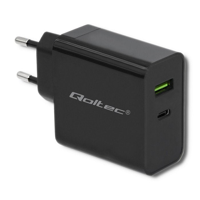 EAN 5901878517179 - Qoltec 51717 adaptador e inversor de corriente Interior 42 W Negro imagen 1