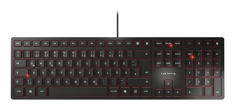 EAN 4025112088544 - CHERRY KC 6000 Slim teclado Universal USB QWERTZ Alemán Negro imagen 1