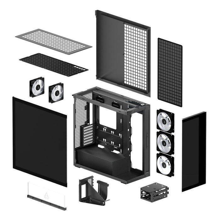EAN 4895265000584 - ARCTIC Xtender VG Black (Mirror Glass) Midi Tower Negro imagen 13