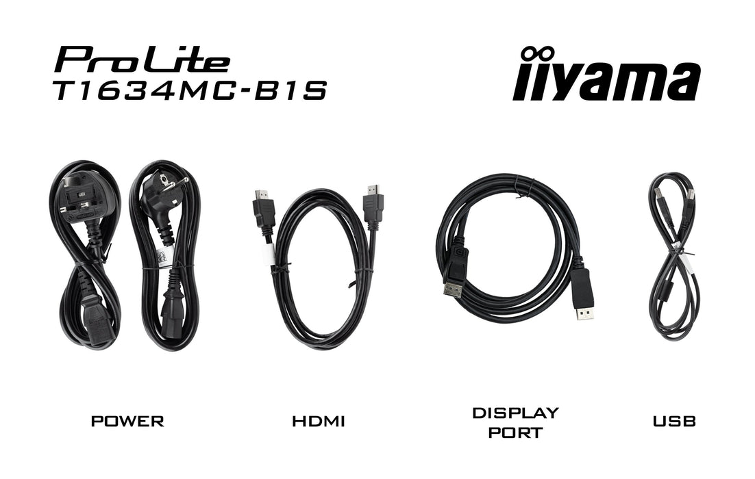 EAN 4948570122110 - iiyama ProLite T1634MC-B1S pantalla para PC 39,6 cm (15.6") 1920 x 1080 Pixeles Full HD LED Pantalla táct imagen 9