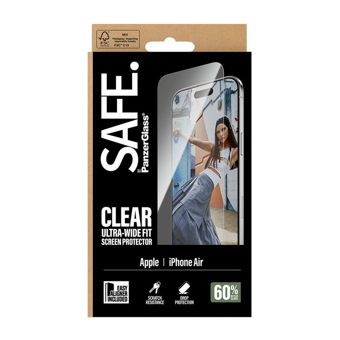 EAN 5715685025884 - PanzerGlass SAFE. by ® Screen Protector iPhone Air | Ultra-Wide Fit w. EasyAligner Protector de pantalla  imagen 3